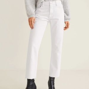 Mango Sayana White jeans Size 6